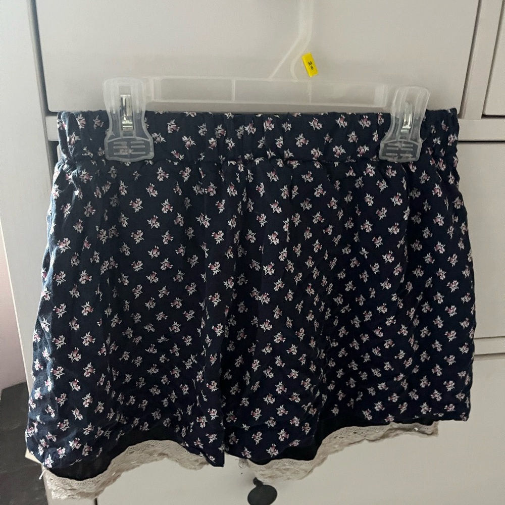 floral flowy shorts